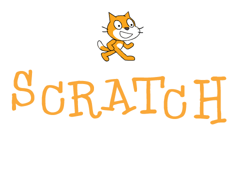 Scratch logo spelled out (Scratch doodle entry)
