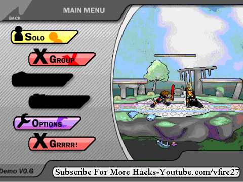 Original project: Super Smash Flash 2 Demo V0.6 HACKED by vfire27