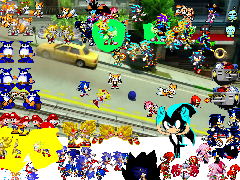 Based on: city escape sonic scene creator2! remix remix!!! remix remix by Wolfythewolf22