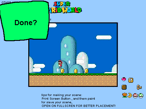 Super Mario Level Scene Creator based on Super Mario Scene Creator remix