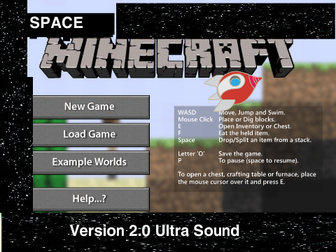Space Minecraft Version 2.0 Ultra Sound remix