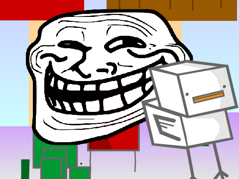 基于:                   what does the troll face say!