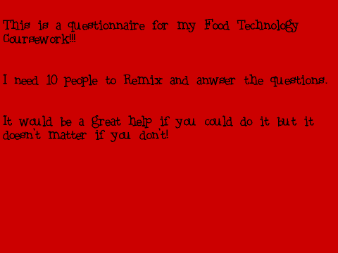 food tech coursework food tech coursework
