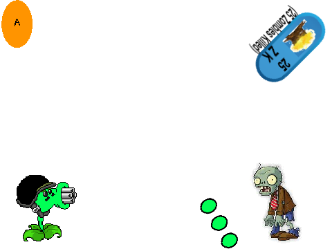 gatling pea vs zombie barrel roll party!