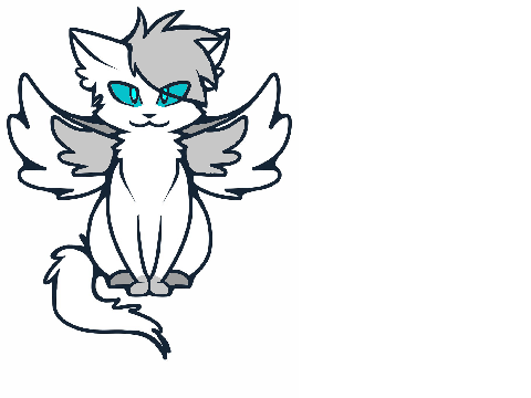 warrior cat template remix with wings.