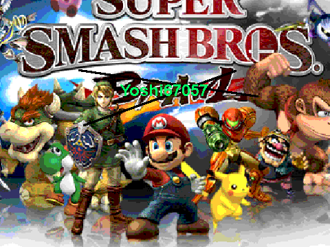 Original project: Super smash bros yoshi67057 Title screan by yoshi67057