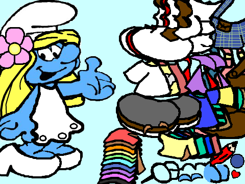 smurf dresser