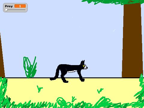 Warrior Cats leader game on scratch