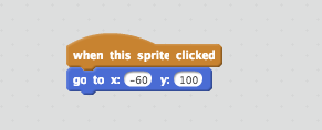 Tip: You can find the x and y value of any point on the Scratch stage ...