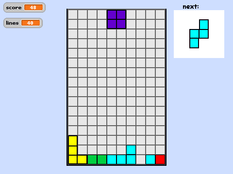 TETRIS MAX on Scratch