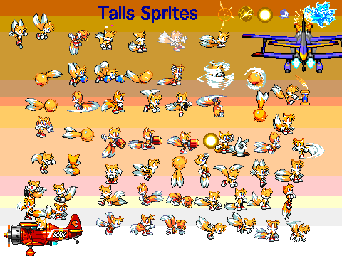 super tails sprites scratch. 