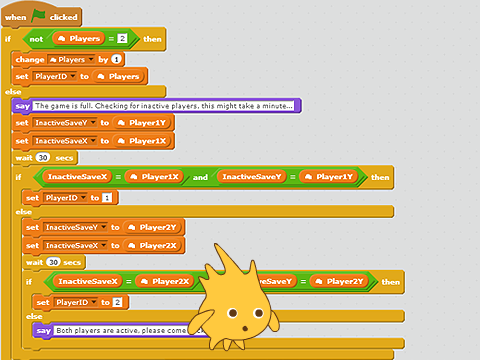 (Scripts) Making Simple Multiplayer Game on Scratch