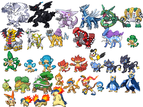 pokemon sprites remix-2 on Scratch