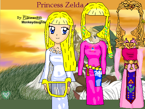 Princess Zelda dress up on Scratch