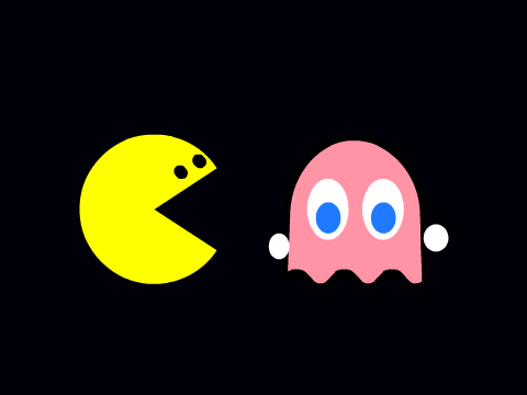 Pacman arrangement on Scratch