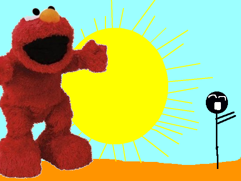 add yourself runing from elmo![1]