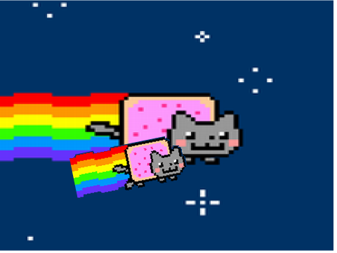 The Real Nyan Cat remix on Scratch