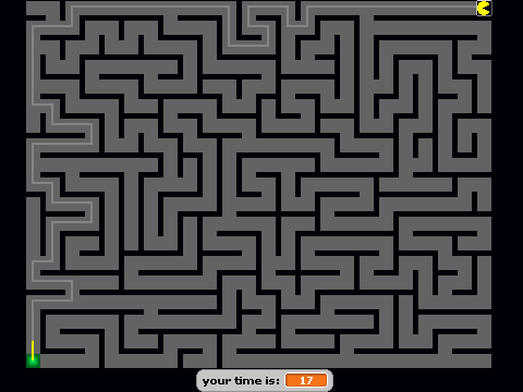 pacman maze on Scratch