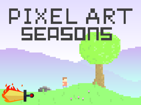 Pixel Art Seasons remix on Scratch