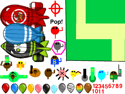 Bloons! Make your own stage! on Scratch