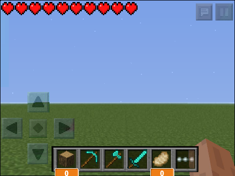 Minecraft pocket edition v.0.1.0 on Scratch