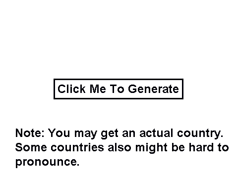 random country generator known for