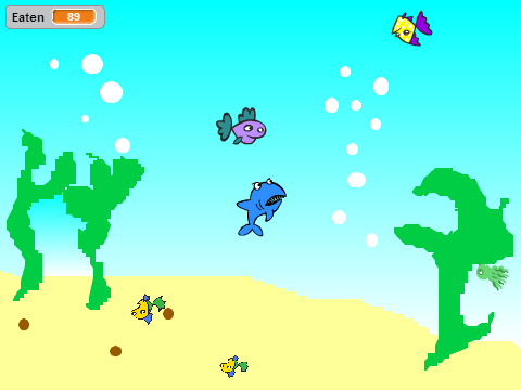 [GAME] Shark Attack on Scratch