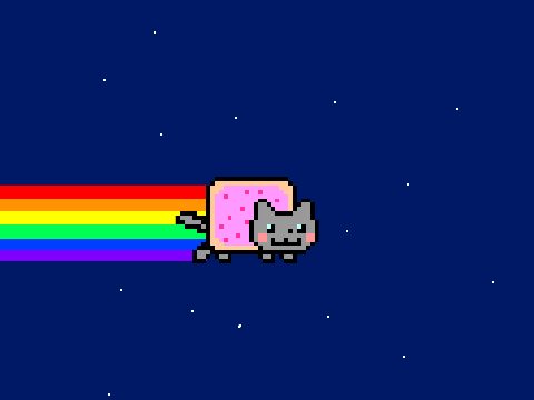 Moving Nyan Cat on Scratch