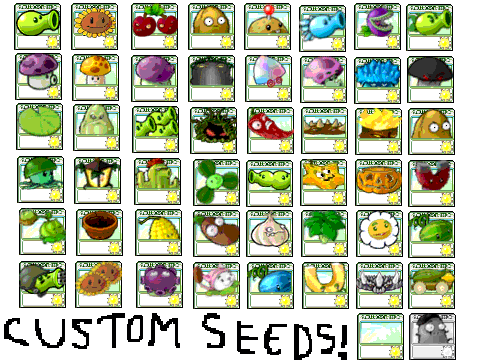 Seed packets pvz 2 где их искать