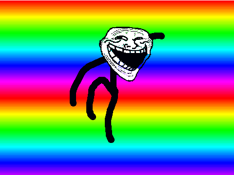 scary troll face on Scratch