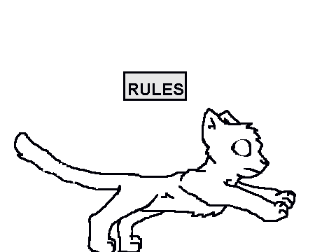 Warrior Cat Run Cycle Coloring Contest! My Entry on Scratch