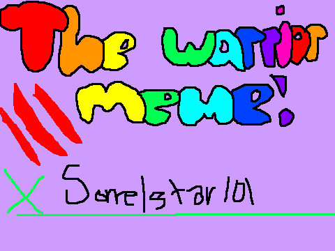 the warrior meme!!! on scratch