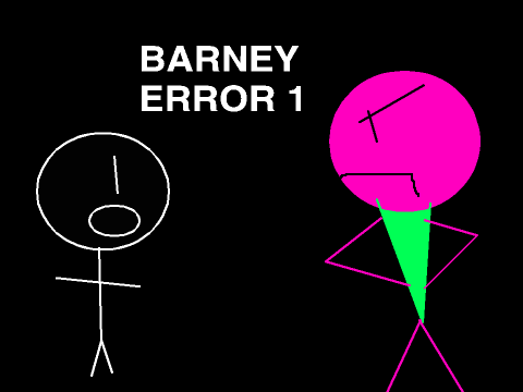 barney error scratch