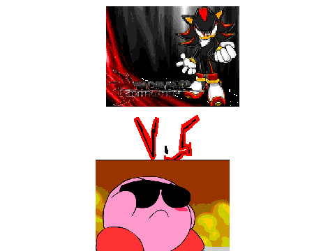 Shadow VS Kirby on Scratch