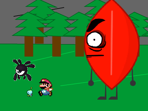 Add Yourself! - Running from Giant Evil Leafy! on Scratch