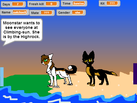 warrior cats adoption games on scratch