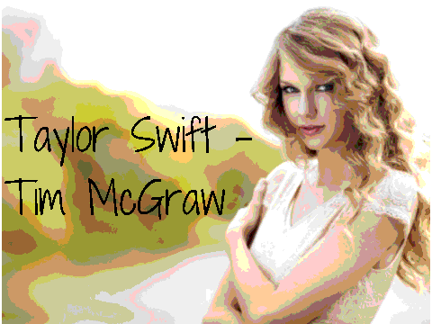 Taylor Swift - Tim McGraw (lyric video) remix on Scratch