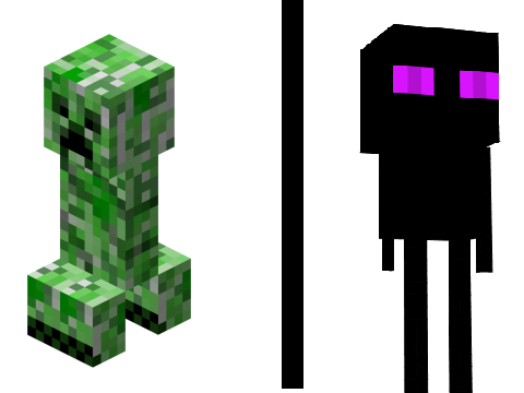 Creeper and enderman rap battle with bonnie on Scratch