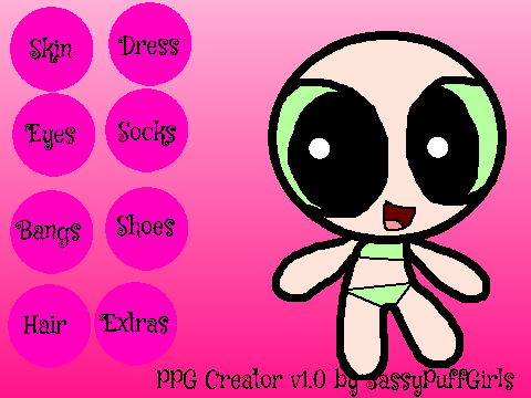 Powerpuff Girl Creator And Dress Up V1.0 On Scratch