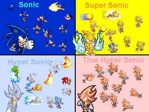 sonic forms sprites on Scratch