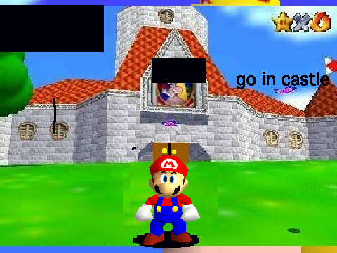 super mario 64 3D on Scratch