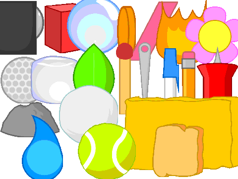 bfdi character icons on Scratch