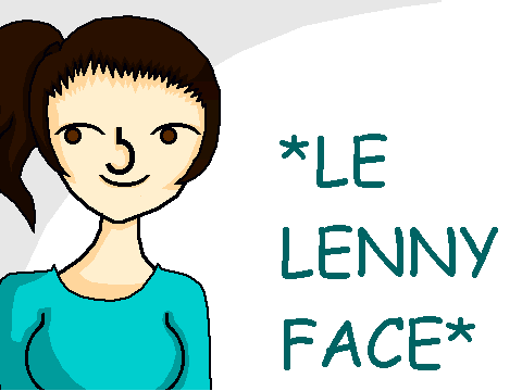 do How on to a lenny computer face