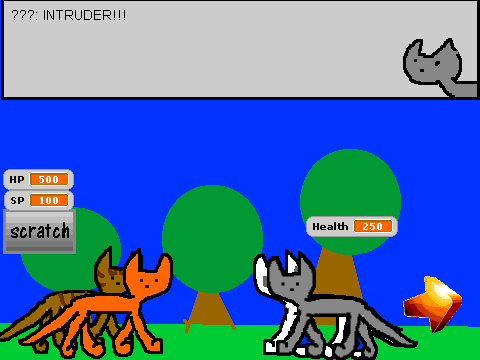 warrior cat life games on scratch