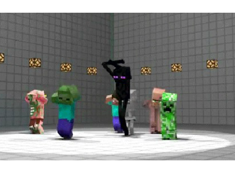 Enderman-villager-zombie-zombie pigman-steve-skeleton 