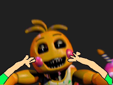 Give Toy Chica a Hug remix on Scratch