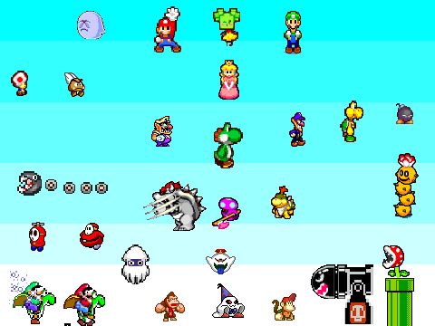 Mario Sprites on Scratch