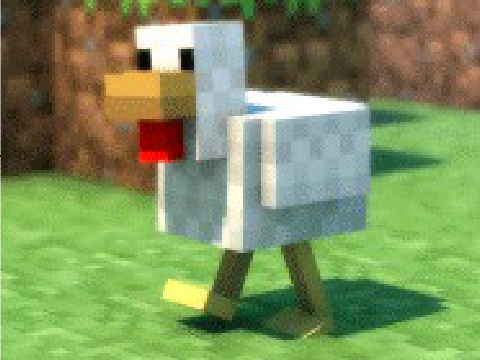 Minecraft Walking Chicken Animation remix on Scratch
