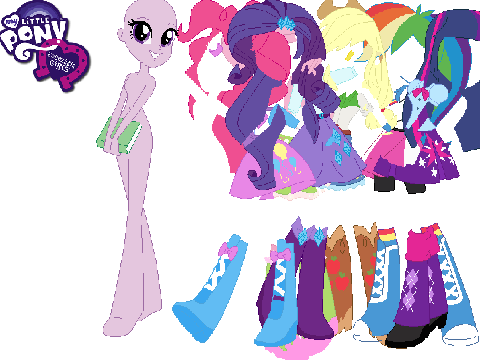 MLP Equestria Girls Dress Up my version on Scratch