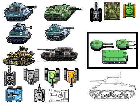 Tank Sprite Sheet